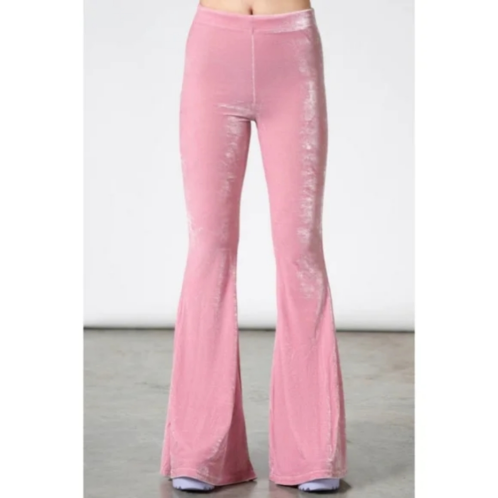 SOLD OUT Killstar Moondance Bell Bottoms - Pastel Pink- Sz Medium